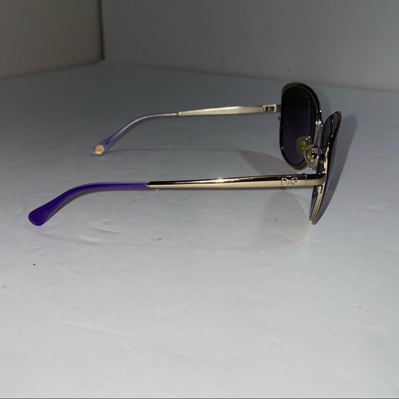 Dolce & Gabbana D&G 6077 Sunglasses Purple Metal Frames  No Case - Picture 7 of 11